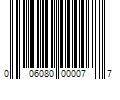 Barcode Image for UPC code 006080000077