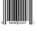 Barcode Image for UPC code 006086000071