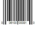 Barcode Image for UPC code 006100000810