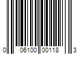 Barcode Image for UPC code 006100001183