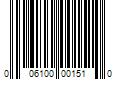 Barcode Image for UPC code 006100001510