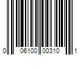 Barcode Image for UPC code 006100003101