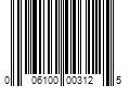 Barcode Image for UPC code 006100003125