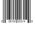 Barcode Image for UPC code 006100003149