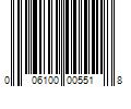 Barcode Image for UPC code 006100005518