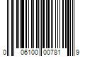 Barcode Image for UPC code 006100007819