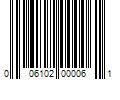 Barcode Image for UPC code 006102000061