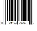 Barcode Image for UPC code 006103000077