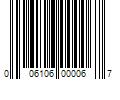 Barcode Image for UPC code 006106000067