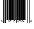 Barcode Image for UPC code 006110000046