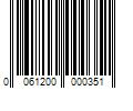 Barcode Image for UPC code 0061200000351