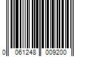 Barcode Image for UPC code 0061248009200