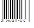 Barcode Image for UPC code 0061308400107