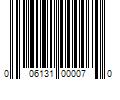 Barcode Image for UPC code 006131000070