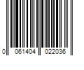 Barcode Image for UPC code 0061404022036