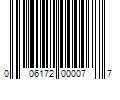 Barcode Image for UPC code 006172000077