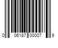 Barcode Image for UPC code 006187000079