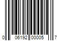 Barcode Image for UPC code 006192000057