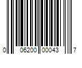 Barcode Image for UPC code 006200000437