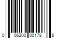 Barcode Image for UPC code 006200001786