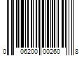 Barcode Image for UPC code 006200002608