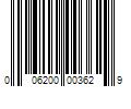 Barcode Image for UPC code 006200003629