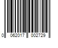 Barcode Image for UPC code 0062017002729