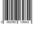 Barcode Image for UPC code 0062058139842