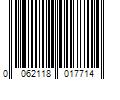 Barcode Image for UPC code 0062118017714