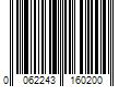 Barcode Image for UPC code 0062243160200