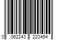 Barcode Image for UPC code 0062243220454