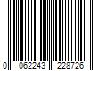 Barcode Image for UPC code 0062243228726