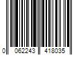 Barcode Image for UPC code 0062243418035