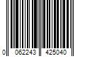 Barcode Image for UPC code 0062243425040