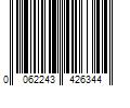 Barcode Image for UPC code 0062243426344