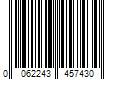 Barcode Image for UPC code 0062243457430