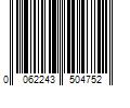 Barcode Image for UPC code 0062243504752