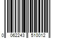 Barcode Image for UPC code 0062243510012