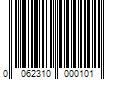 Barcode Image for UPC code 0062310000101