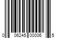 Barcode Image for UPC code 006245000065