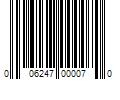 Barcode Image for UPC code 006247000070