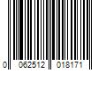 Barcode Image for UPC code 0062512018171