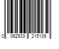 Barcode Image for UPC code 0062533215139