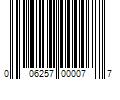 Barcode Image for UPC code 006257000077