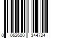 Barcode Image for UPC code 0062600344724