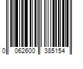 Barcode Image for UPC code 0062600385154