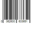 Barcode Image for UPC code 0062600633651