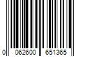 Barcode Image for UPC code 0062600651365