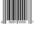 Barcode Image for UPC code 006261000087