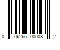 Barcode Image for UPC code 006266000082